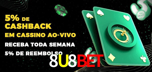Promoções do cassino ao Vivo 8U8BET